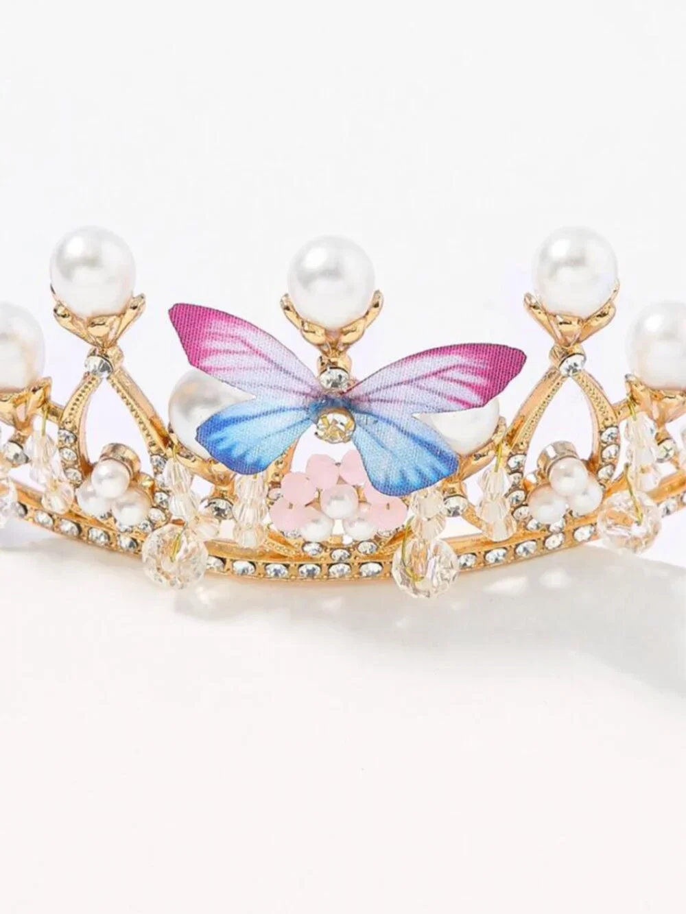 Girls Princess Pearl Crown